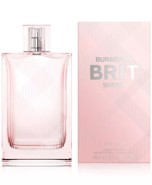 Brit Sheer by Burberry, 3.3 oz EDT Spray for Women