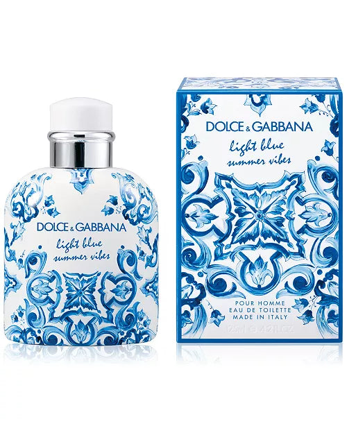 Light Blue Summer Vibes by Dolce & Gabbana, 4.2 oz EDT Spray for Men