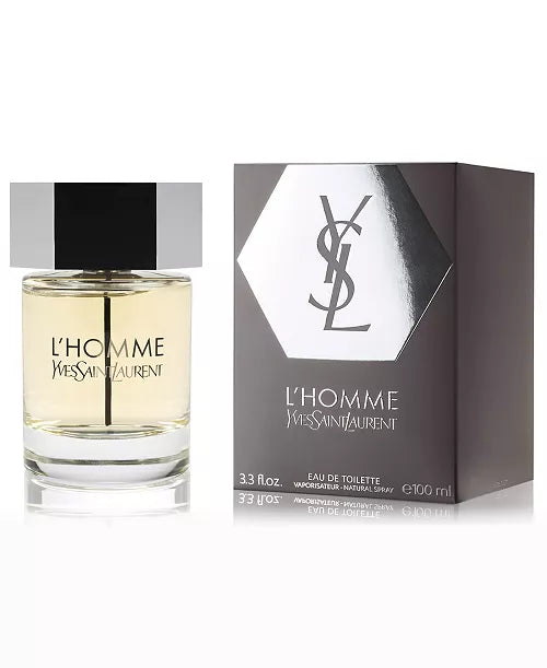 L'Homme by Yves Saint Laurent, 3.3 oz EDT Spray for Men