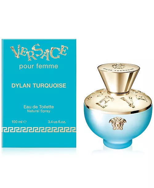 Versace Dylan Turquoise by Versace, 3.4 oz EDT Spray for Women